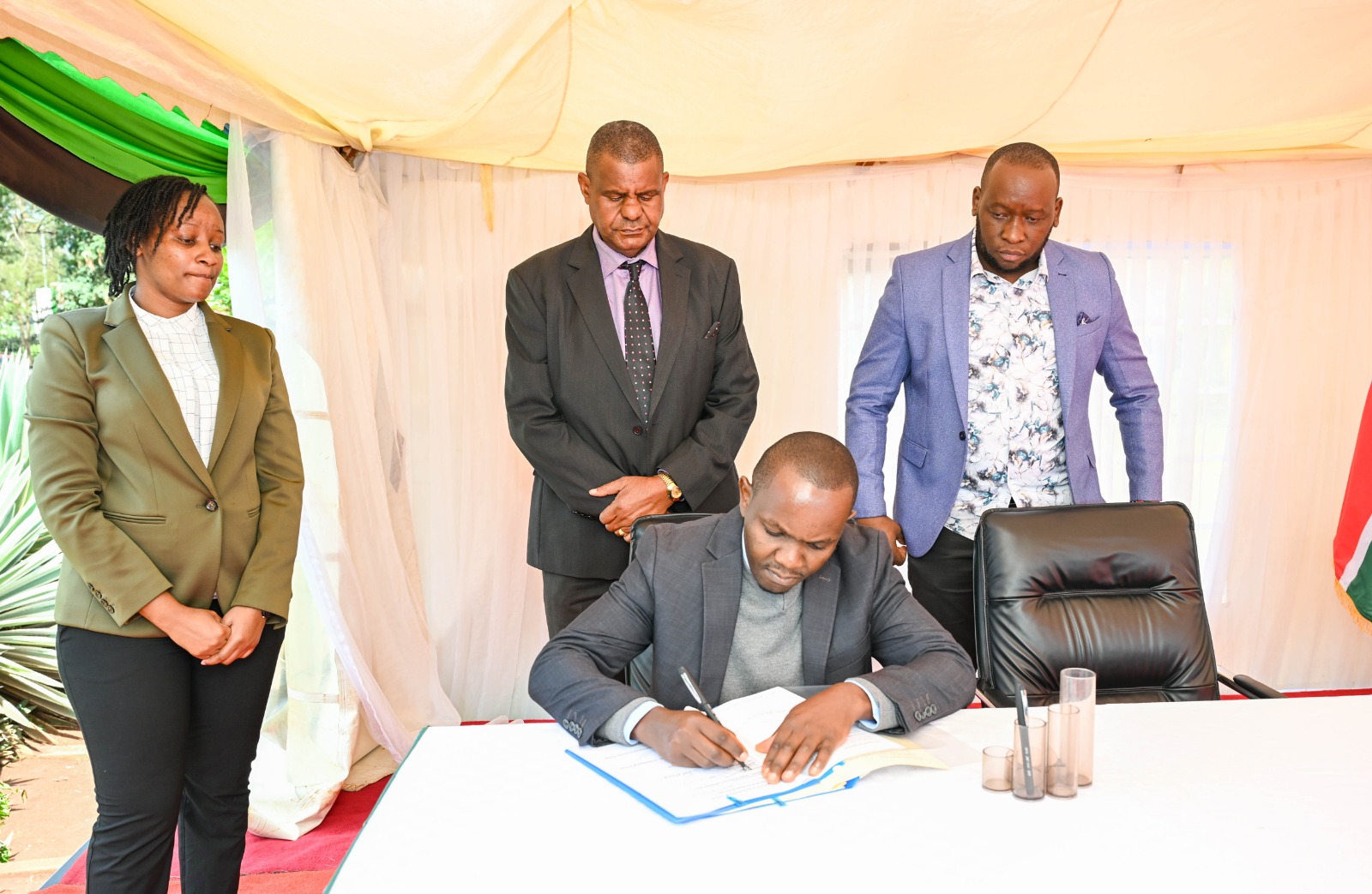 OMWASCO PLC Signs FY2026/2027 Performance Contract with Nyeri County Govt